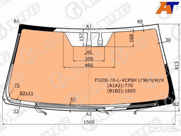 Стекло лобовое lexus LX570