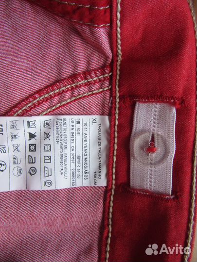 Benetton джинсы-140