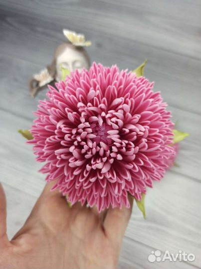 Банты-хризантемы из фоамирана