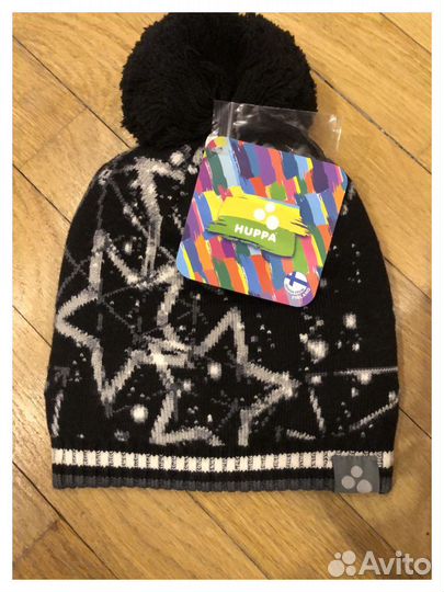 Шапка Huppa 47-49 на подкладке на 2 года весна