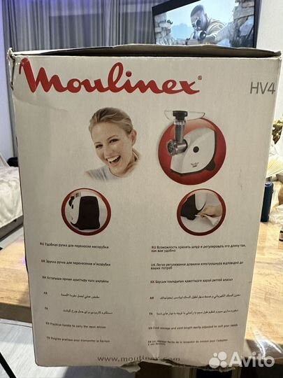 Мясорубка moulinex hv4