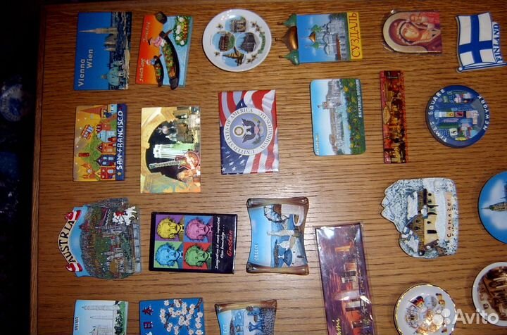 Коллекция магнитиков