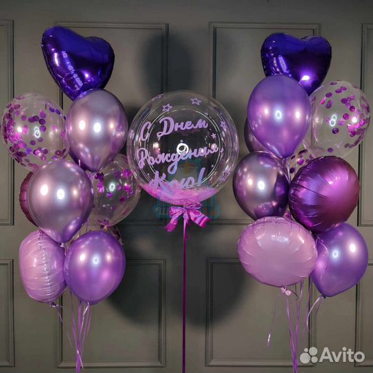 Воздушные шарики, фотозоны