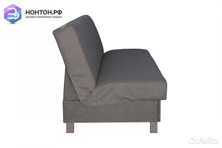 Диван книжка Ручеек на высоких ножках серый