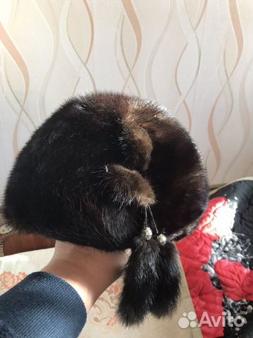 Шапка норковая женская