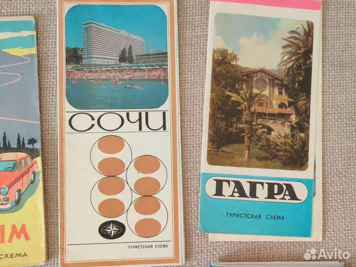 Туристские схемы городов Винтаж