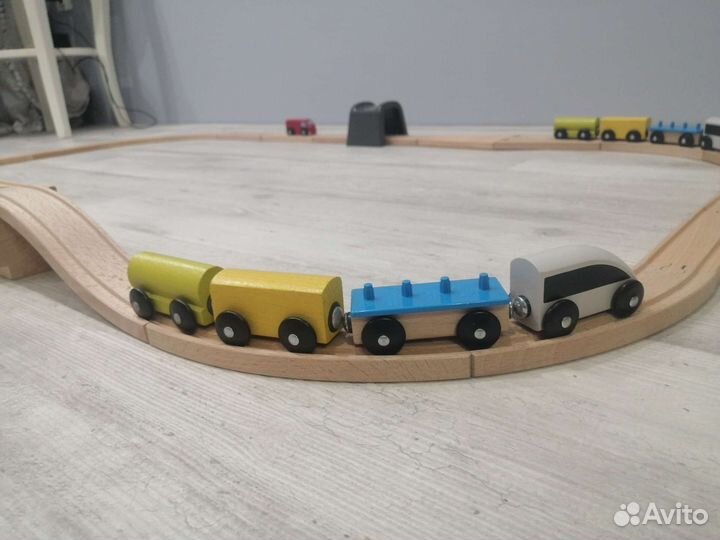 Железная дорога деревянная