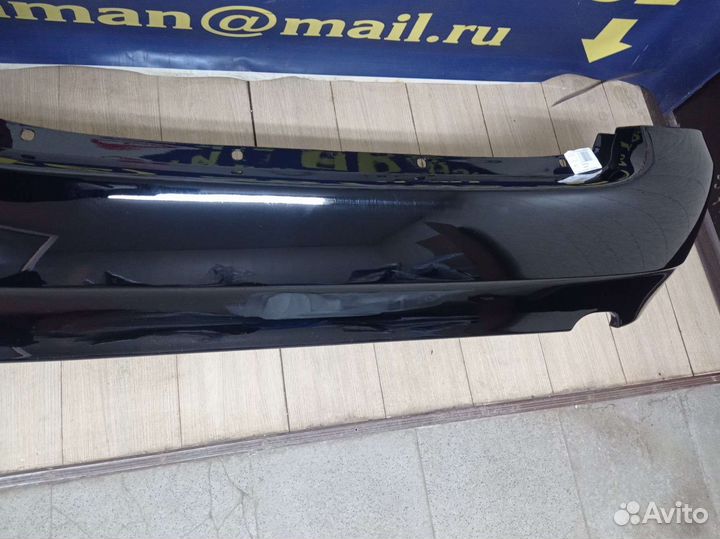 Задний новый бампер калина черный +доставка