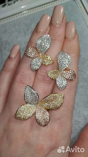 Серьги и кольцо