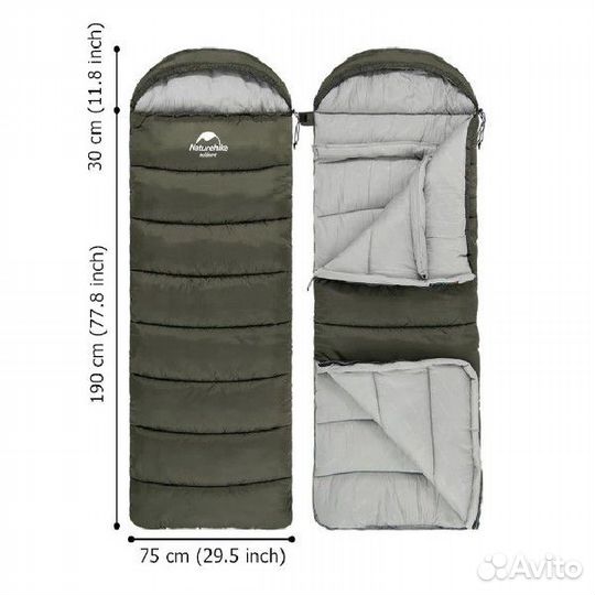 Спальный мешок Naturehike U350S (Правый)
