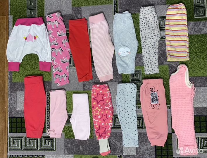 Вещи пакетом от рождения до 80 р