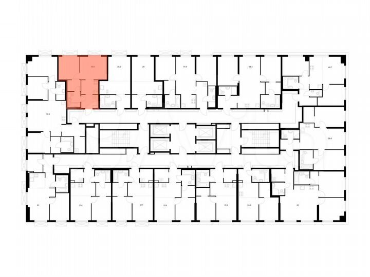 1-к. квартира, 35,9 м², 27/31 эт.