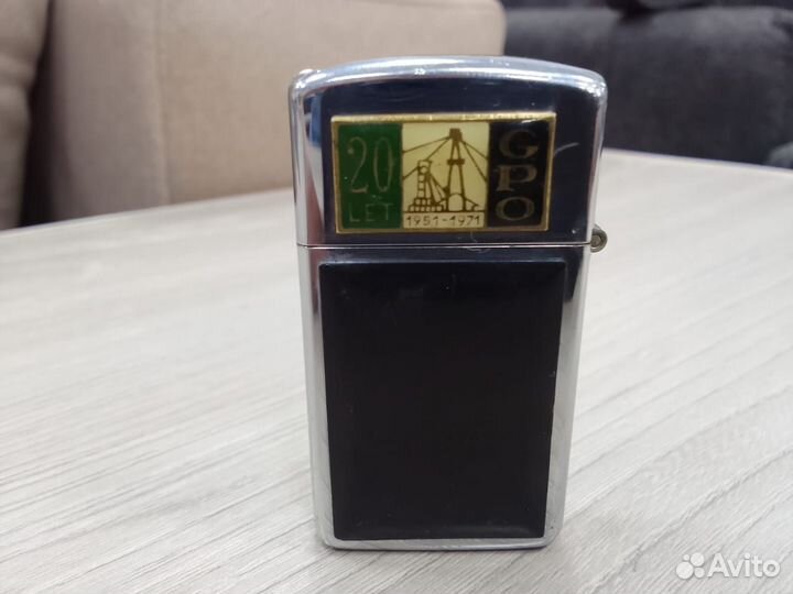 Зажигалка Бензиновая Zippo Slim оригинал 2005г