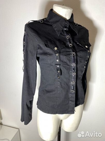 Винтажная готическая рубашка