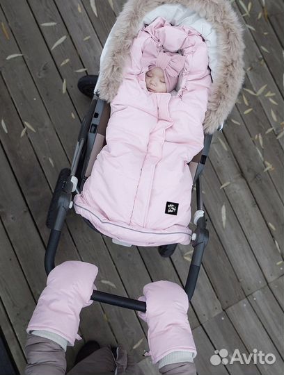 Зимний конверт в коляску мимими