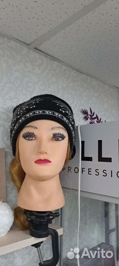 Шапка береты, женская вязаная