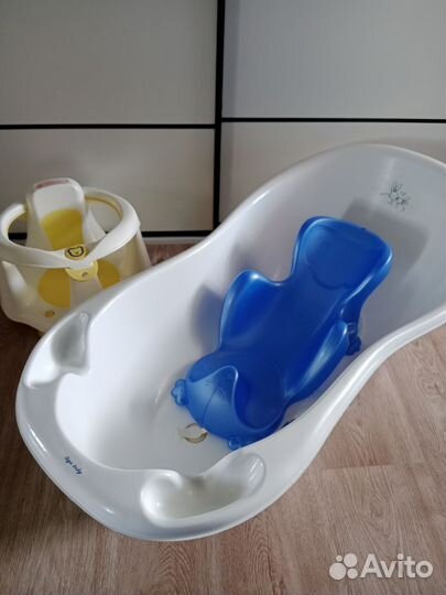 Ванночка горка стульчик для купания новорожденного