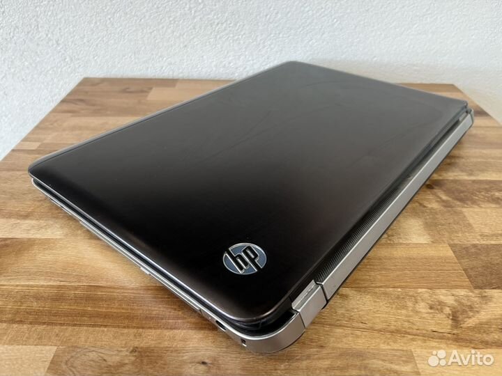 Огромный 17.3 игровой HP металл i3 12Gb SSD Radeon