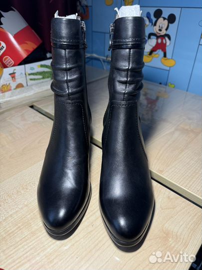 Ботильоны натуральная кожа 39