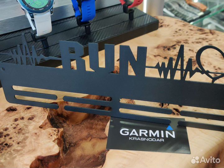 Медальница металлическая +покрытие бег/триатлон