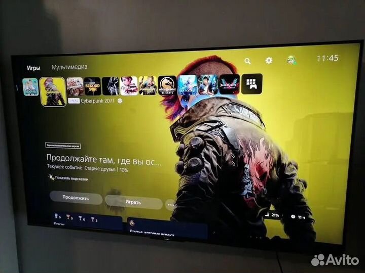 Qled 144Гц 4K телевизор Android TV TCL 55C735