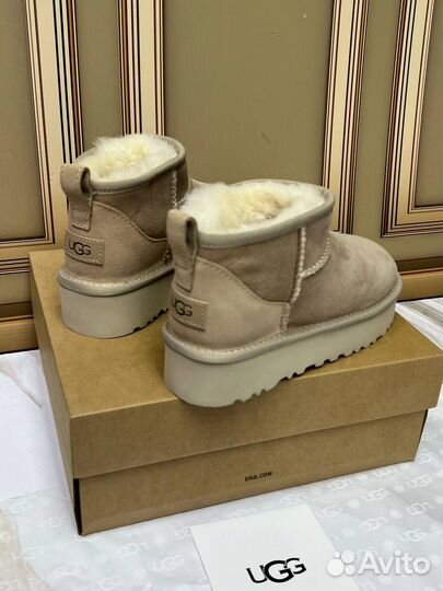 Ugg classic mini platform угги мини на платформе