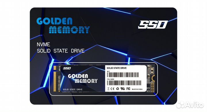 SSD накопитель Golden Memory 256Gb M.2 2280 NVMe P