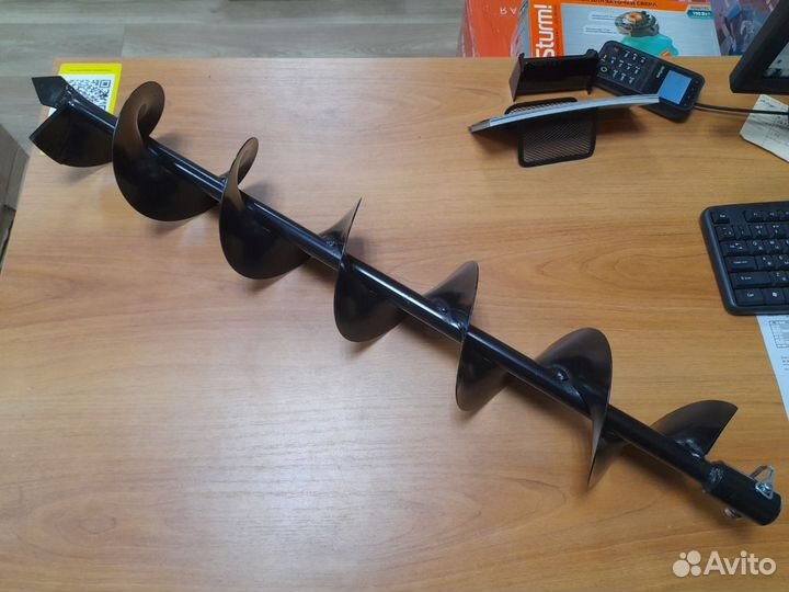 Шнек для мотобура 125 мм