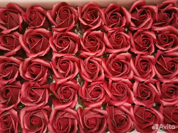 Мыльные розы коробкой