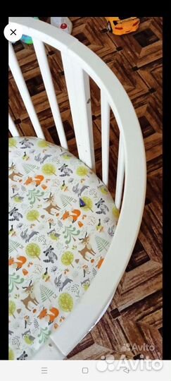 Кровать 9 в 1 с маятником и новым матрасом