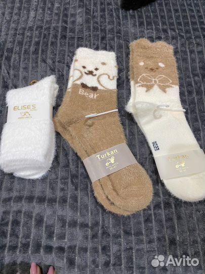 Носки теплые, (новогодние)