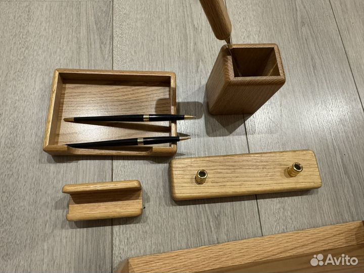 Настольный набор руководителя из дерева