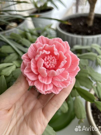 Цветы из мыла на 8 марта