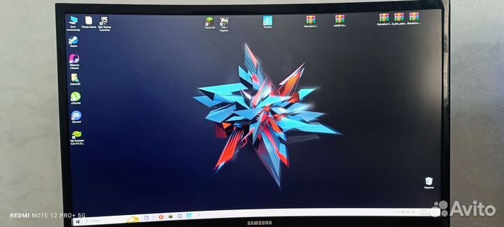 Монитор samsung слегка изогнутый для игр