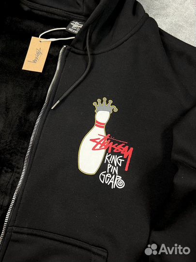 Зип худи Stussy Kingpin