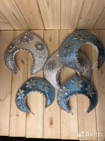 Кокошники снегурочки