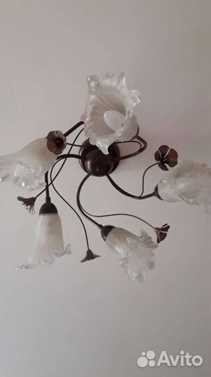 Люстра потолочная подвесная бу