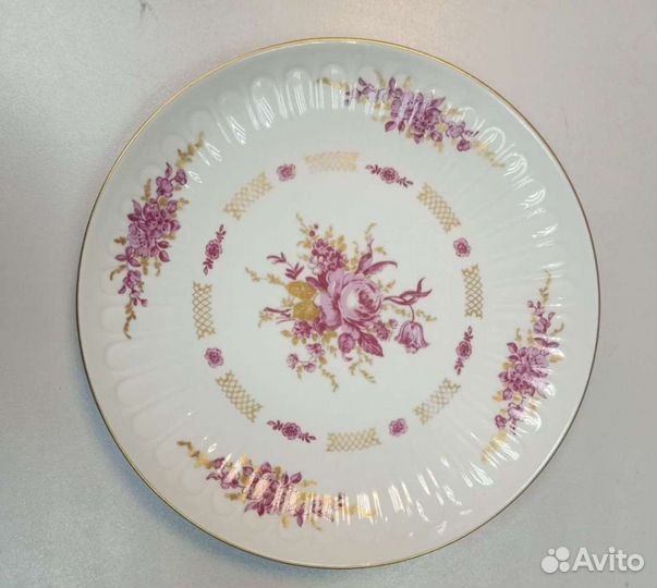 Тарелка гдр роза
