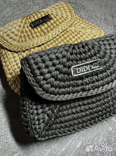 Сумка ручная работа из полиэфирного шнура