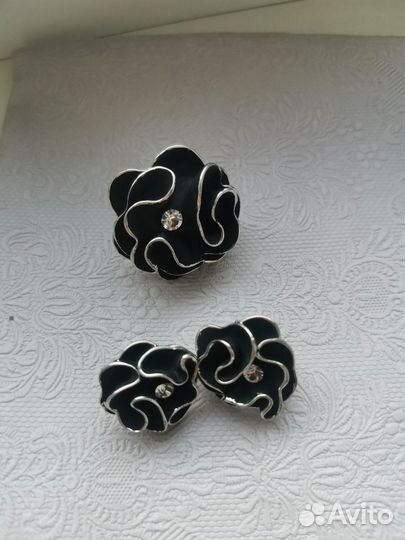 Комплект Серьги и кольцо