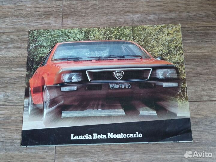 Lancia Beta Montecarlo проспект буклет реклама