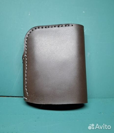 Кошелек с монетницей мужской ручная работа