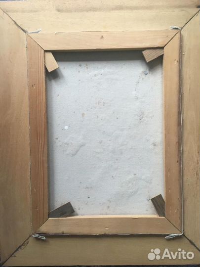 Картина старинная 30*40 см. Холст. Масло