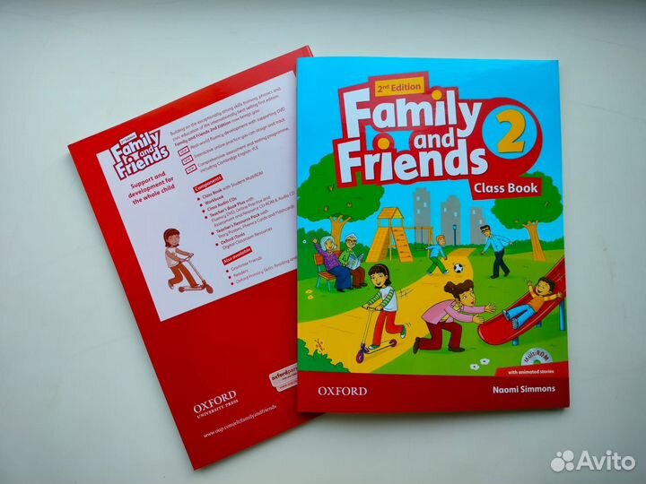 Учебник Family and Friends 2 (+тетрадь, 2 диска)