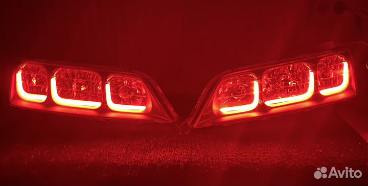 Фары Тoyota Мark 2 100 цветные глазки