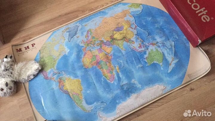 Политическая карта мира большая