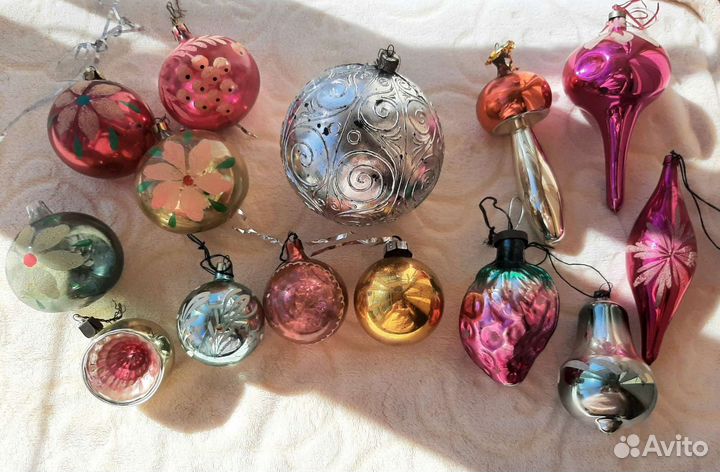 Пакетом Ёлочные игрушки СССР