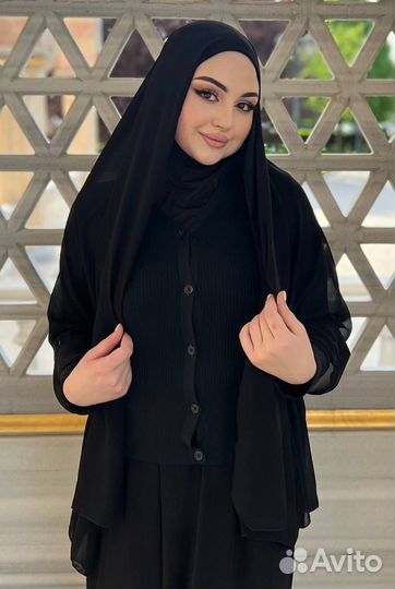 Шарф с боней