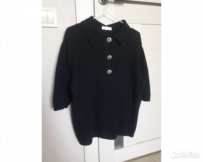 Джемпер с коротким рукавом H&M (S-M)