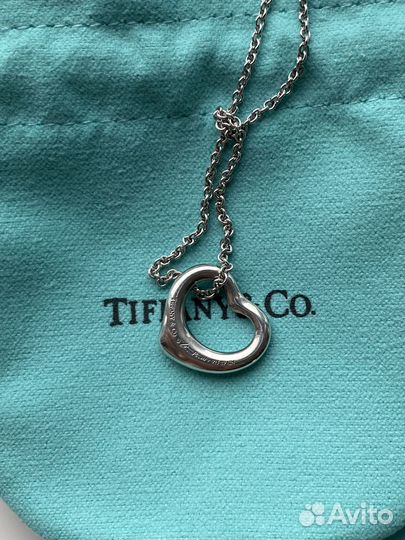 Подвеска Tiffany сердце оригинал